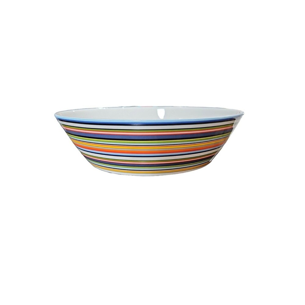 1 Iittala Origo Orange Stripe 2.0L Serving Bowl 10"
